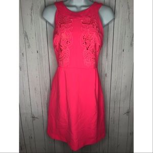 Esley Boutique Size Small Pink Embroidered Dress